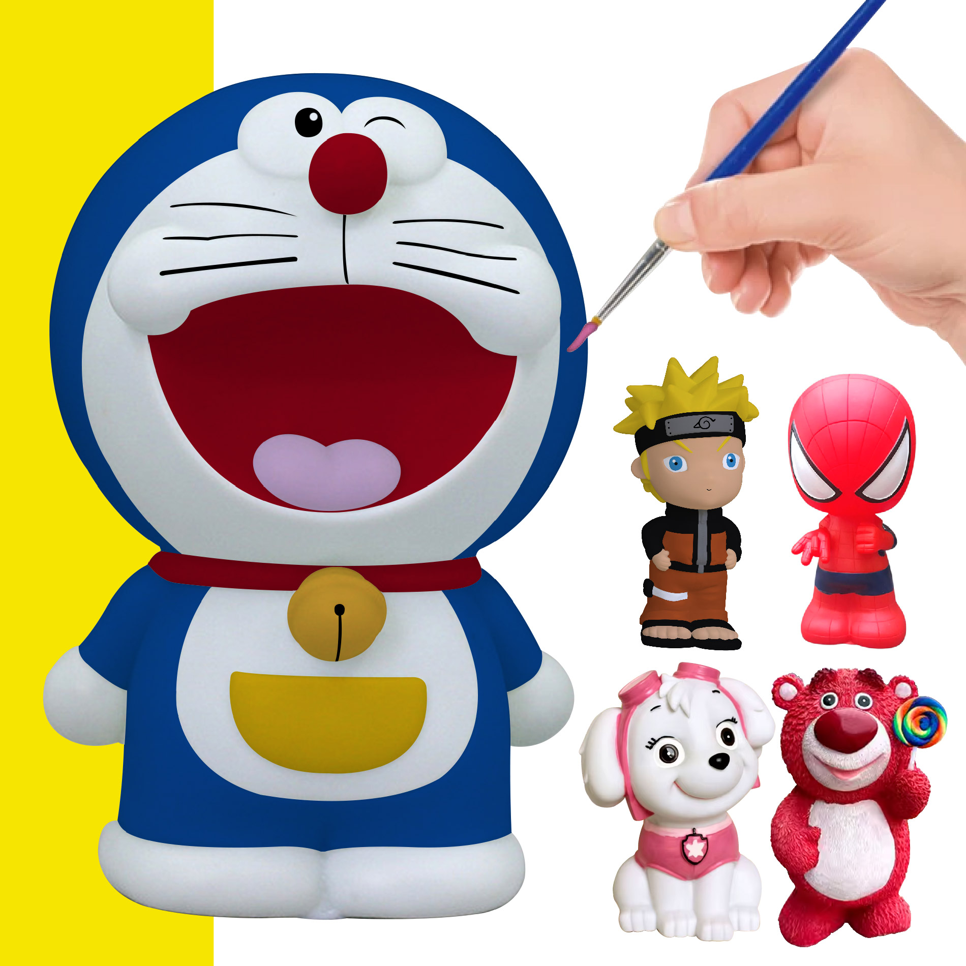 Kit De Alcancia Para Pintar Resistente